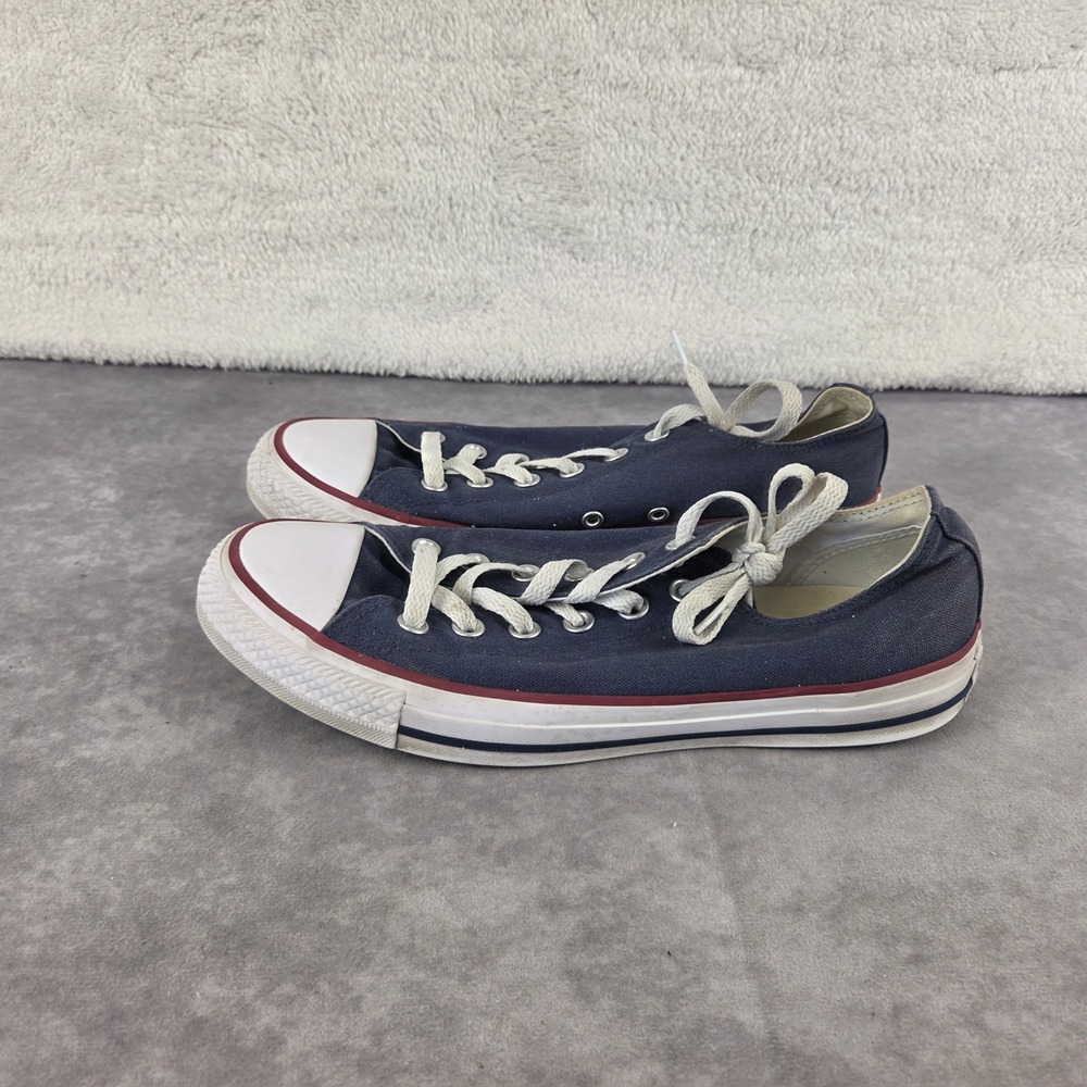 Converse Chuck Taylor All Star Navy Blue Low Top Sneakers Mens 7 Womens 9